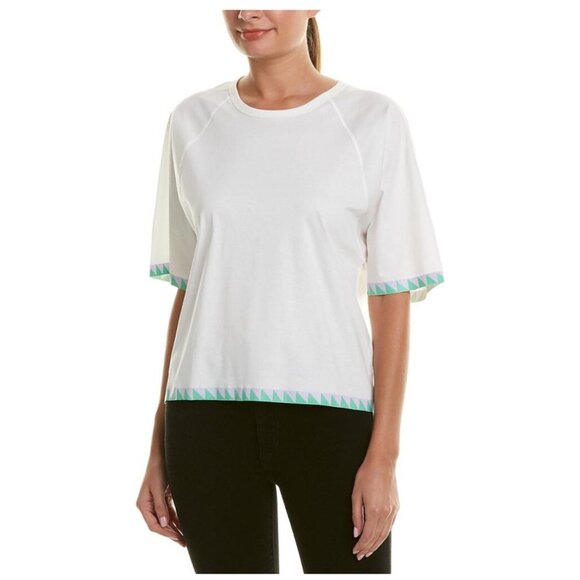 $78 Diesel Women’s T-Bren Short A T-Shirt Loose Oversized Fit Size 2XS - Picture 1 of 13